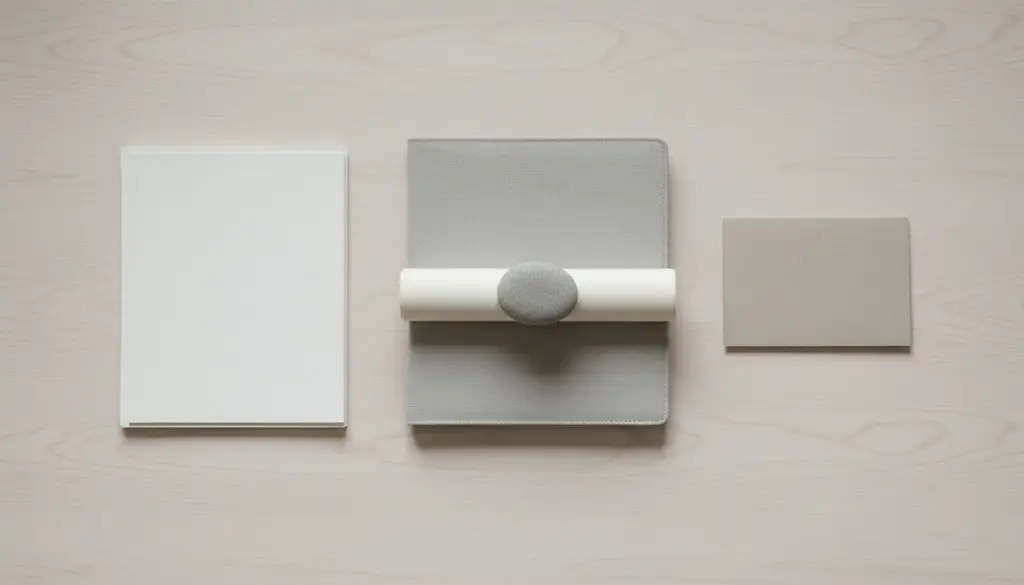 Sachliche Darstellung von Ordnung und Orientierung als Symbol für die ersten Schritte im Todesfall